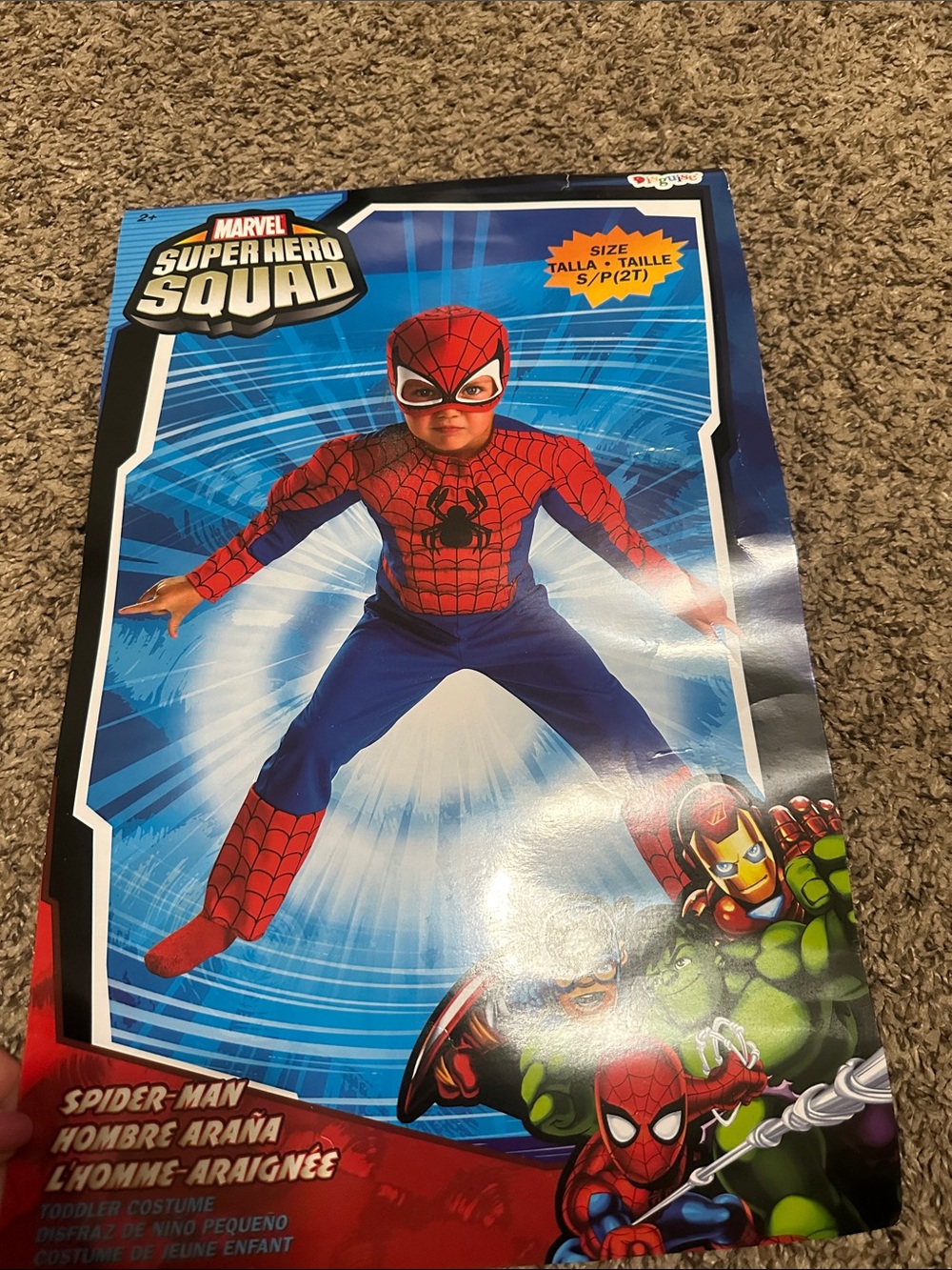 Disguise Marvel Spiderman Super Hero Squad Crossplay, Halloween Costume